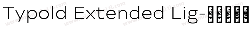 Typold Extended Lig字体转换